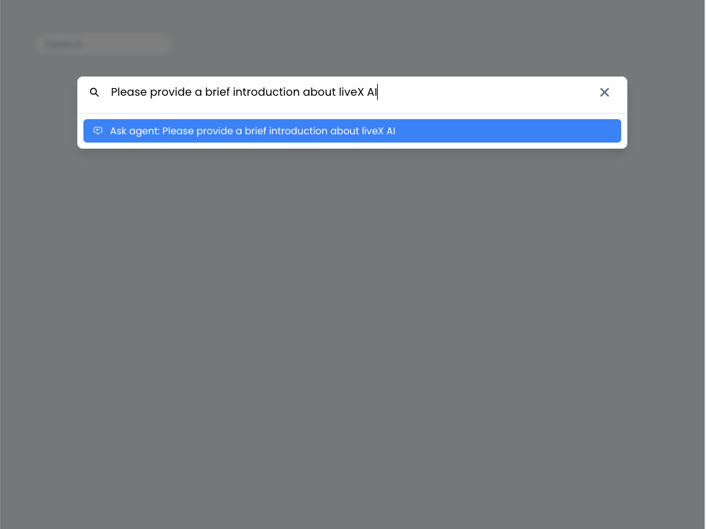 LiveX AI Search screenshot 1